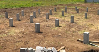 Фундамент на забивных жб сваях под ключ в Дюртюли - фундамент из забивных железобетонных свай цена от 3140 руб/м2
